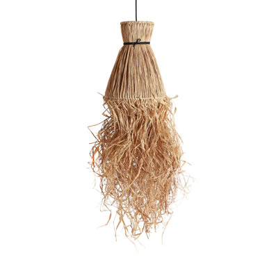 Abbygayl 1 - Light Natural Unique/Statement Pendant