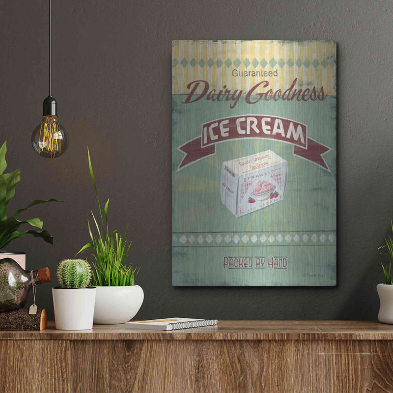 «Ice Cream» par Pam Britton, H 16 po x l 12 po