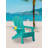 Folding Adirondack Chair With Pullout Ottoman With Cup Holder, Oversized, Poly Lumber,  For Patio Deck Garden, Backyard Furniture, Easy To Install,Green. Ban On Amazon