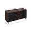 Duane 59'' Mid-Century Modern Sideboard with 7 Adjustable Shelves in Black-91028890