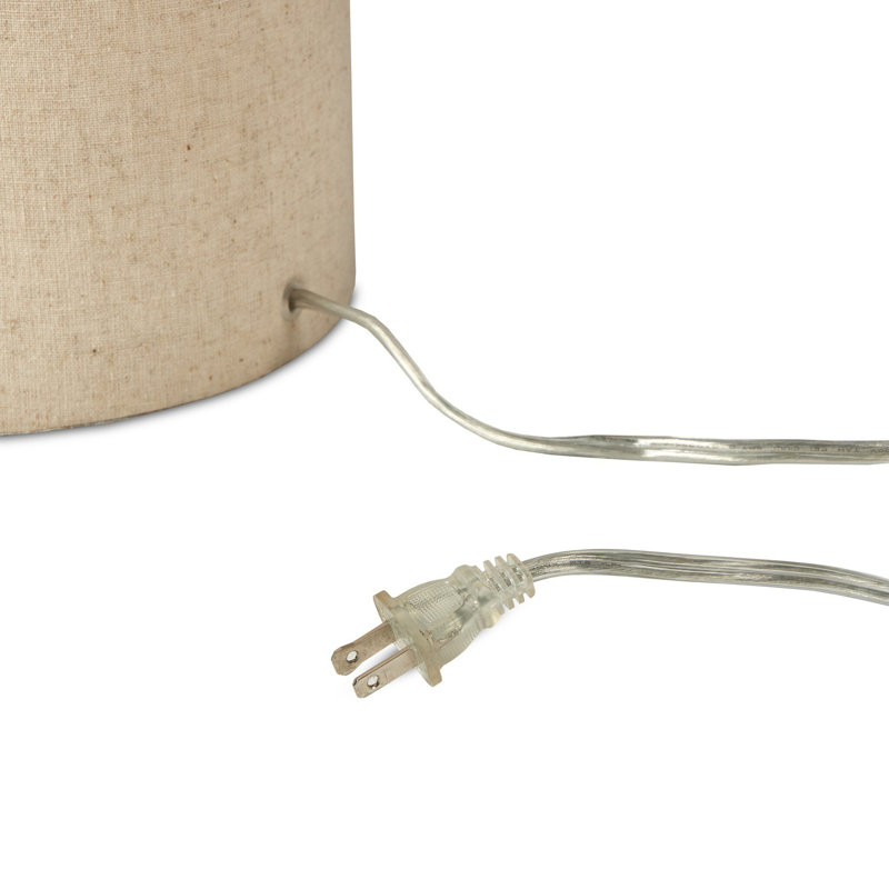 Lampe sur pied 60 po Inaki, Beige, Beige