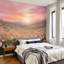 Papier peint adhésif auto-adhésif moderne pour la chambre Wildflower Meadow Sunrise-107076267