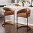 Sistrunk Modern Upholstered Bar Stools With Tufted Curved Back-733821598