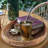 Acacia Wood Decorative Serving Tray with Handles, 17" x 13" Round