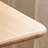 Burlywood+White Rectangular Solid Wood+Aluminium Alloy End Table-422551535