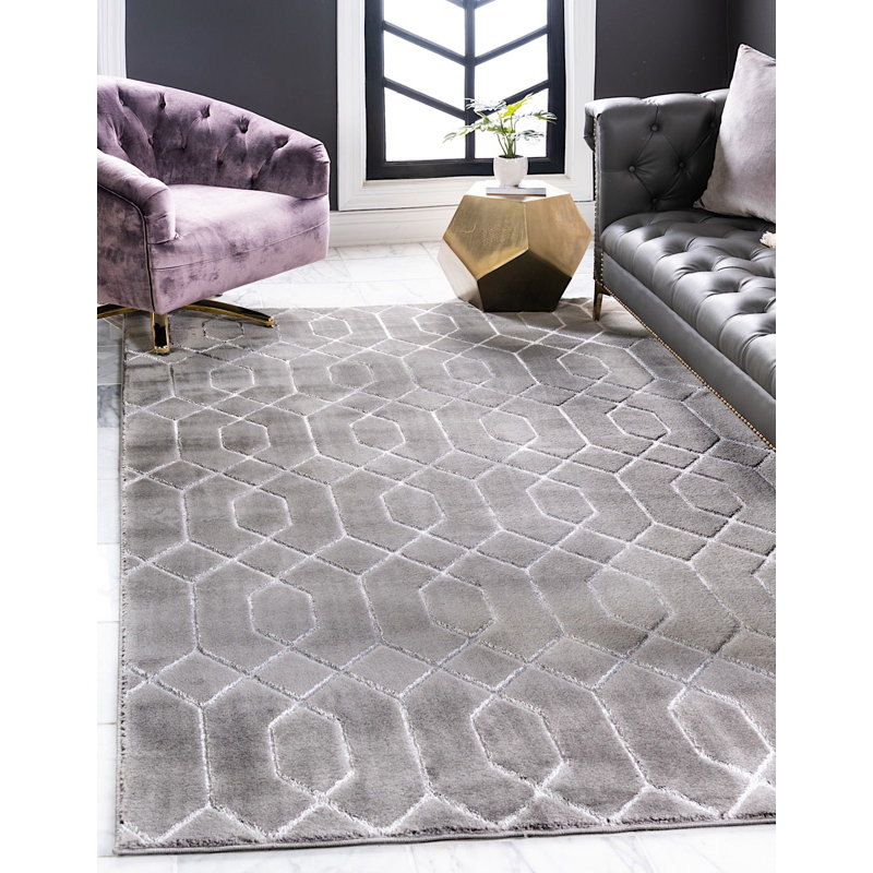Corando Abstract Indoor Rug, Rectangle 8' x 10'