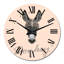 Portrait d'un âne de ferme - horloge murale traditionnelle-1777382540