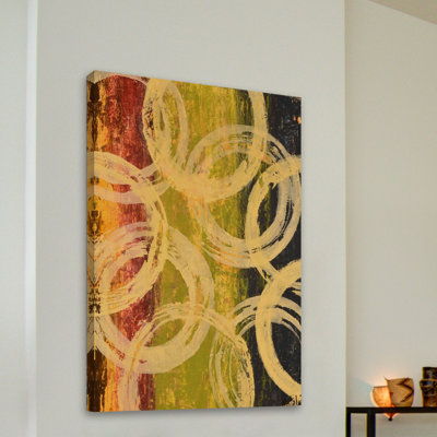 "Rings of Engagement I" Print on Wrapped Canvas