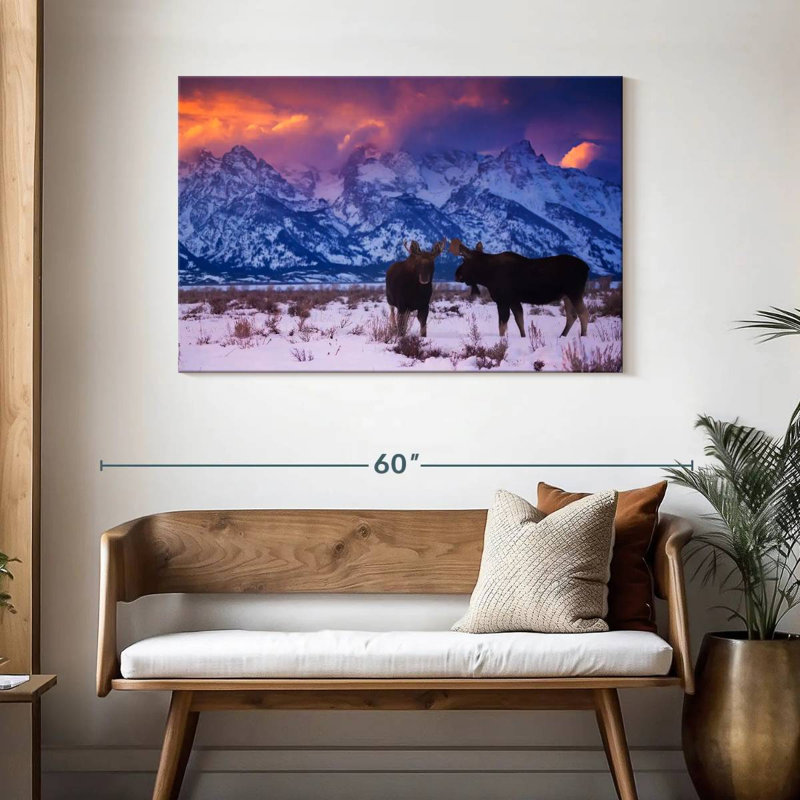 Moose Tandem, 30" H x 45" W