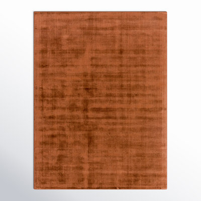 Fennel Hand Loomed Viscose Orange Rug