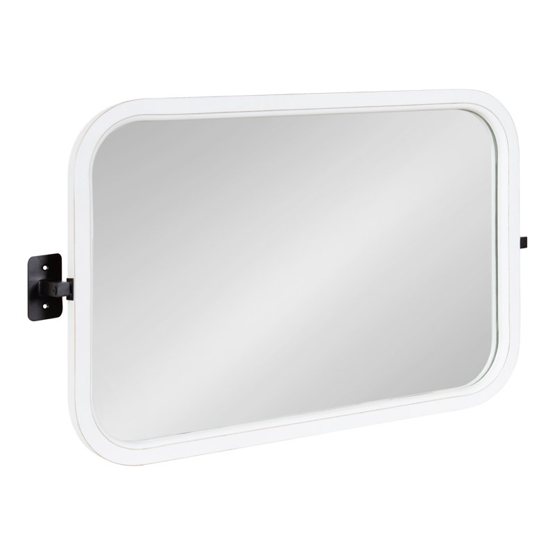 Miroir Collin, 20 po x 30 po, Blanc