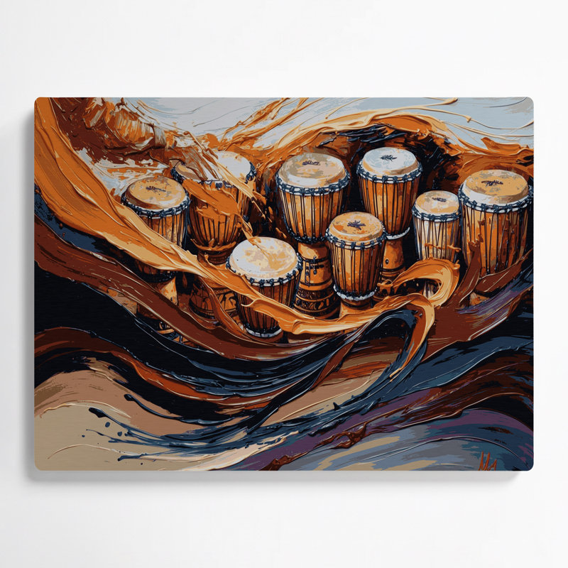 «Music», art mural noir en métal, H 11 po x l 14 po