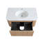 Meuble-lavabo mural 36 po avec comptoir Cararra