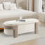 Banc de rangement rembourré l 50,98 po-2140812159