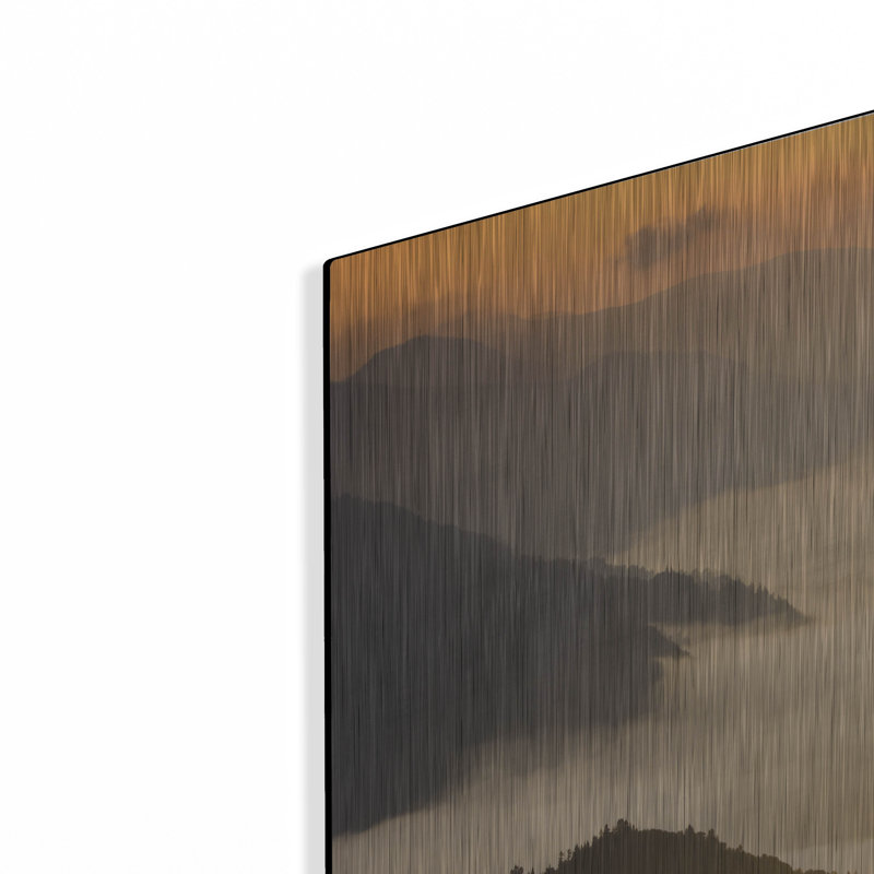 «Dusty Morning» par Photoinc Studio, art mural en métal, H 16 po x l 12 po