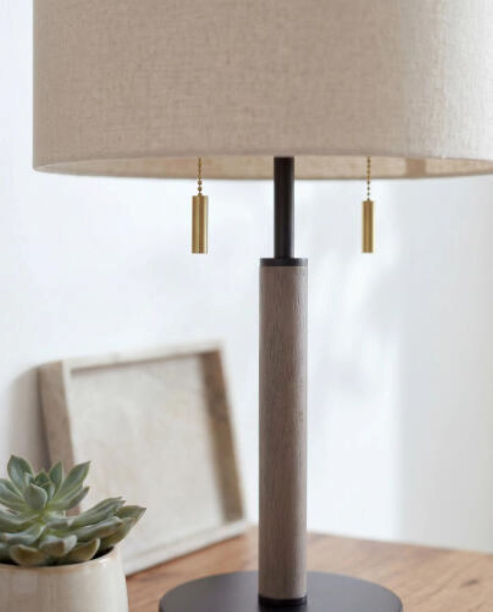 Kenley Table Lamp, Gray