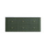 Meuble-lavabo mural simple 48 po avec lavabo flottant vert