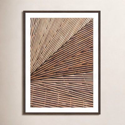 Fayette "Geometric Wood Panel 1" Print