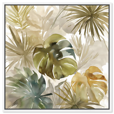 Valley of Leaves I Palm Leaf Art Canvas Print by Art Remedy