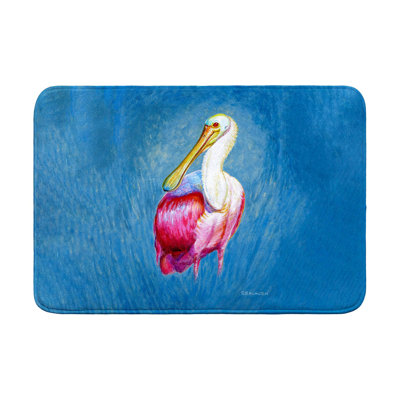 Tapis de bain Spoonbill Portrait