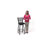 Lomonaco Ladder Back Swivel Metal Barstool with Vinyl Upholstered Seat-33495676-94595984