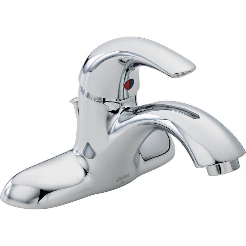 Centerset Bathroom Faucet with Drain Assembly