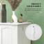 Armoire de cuisine de style nordique, armoire de cuisine, armoire de cuisine, blanc-1601844716
