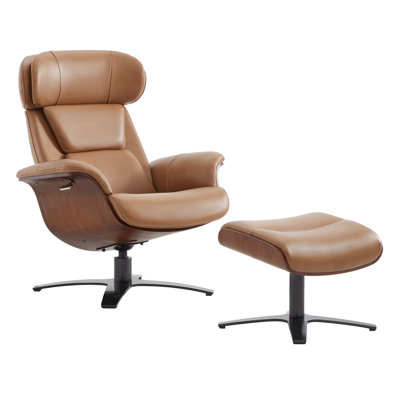 Blagorodna Swivel Recliner with Ottoman