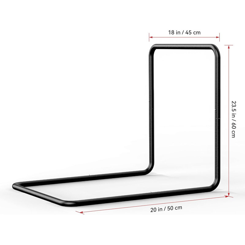 Structure de support de canapé en forme de L en métal Wowmax, accessoire de support de canapé autoportant, assemblage facile, support dorsal robuste, canapé non inclus