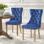 Chaise d'appoint rembourrée en velours Eries-1936842641
