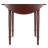 Donaven Round Double Drop Leaf Dining Table, Walnut