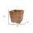 12" Brown Wood Indoor Outdoor Square Planter Box