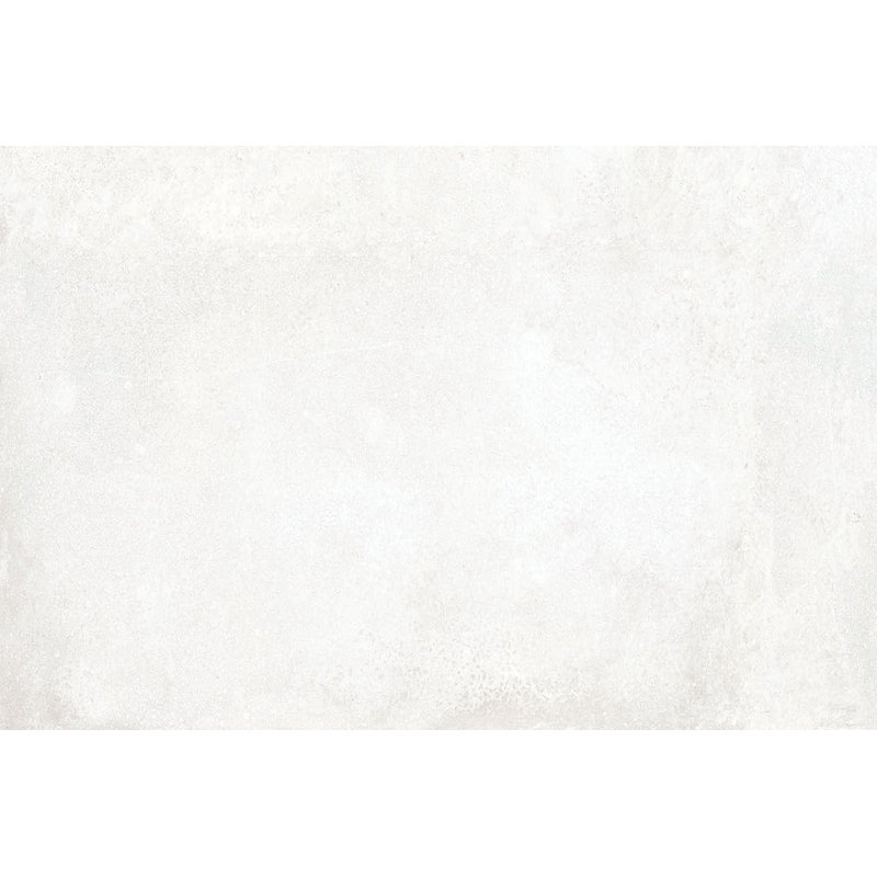 24" x 48" Porcelain Concrete Look Wall & Floor Tile, White