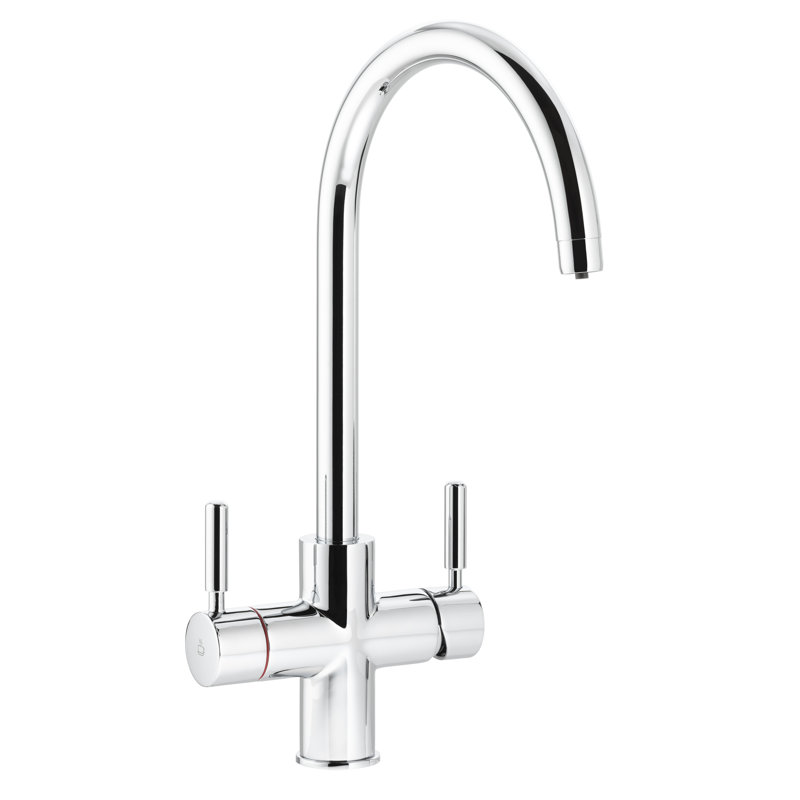 Abode Hotek 3-in-1 Steaming Hot Water Tap, Chrome