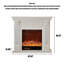 Foyer électrique européen de style rétro avec flammes simulées-362063419