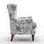 Upholstered Fabric Armchair