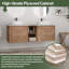 Ensemble de meuble-lavabo double 60 po avec lavabo en céramique