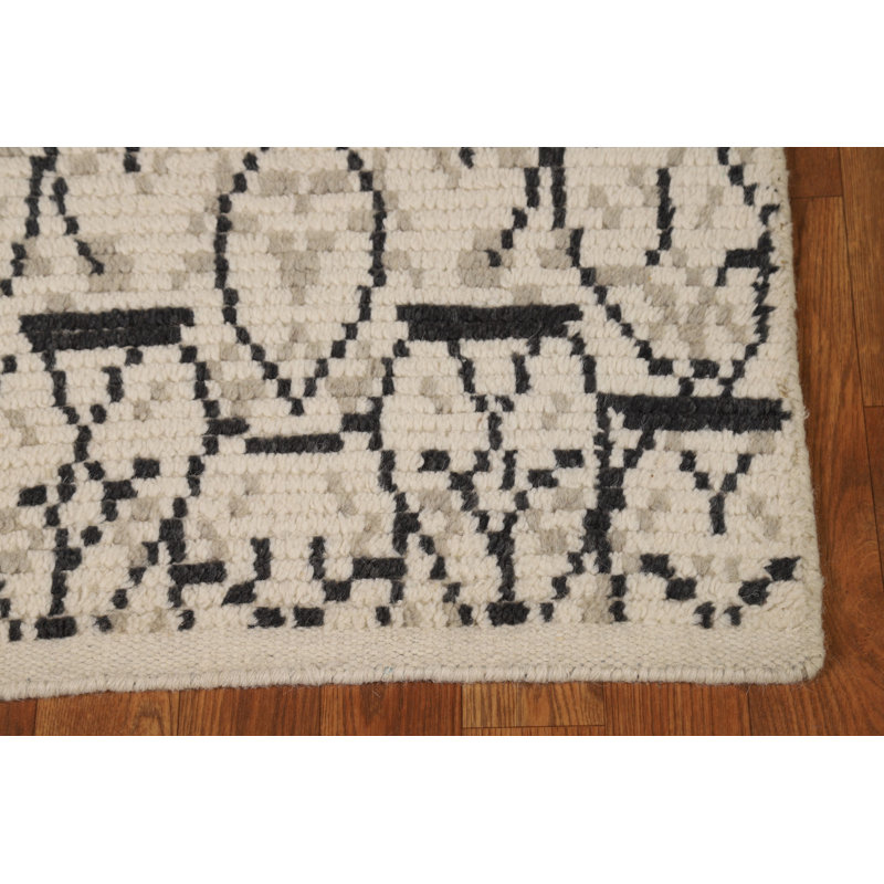 Geometric Moroccan Oriental Accent Rug 2x3