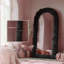 Miroir de plancher en bois manufacturé Jezell-142387187-142387186