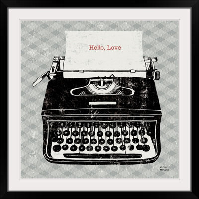 Raison " Vintage Analog Typewriter " by Michael Mullan