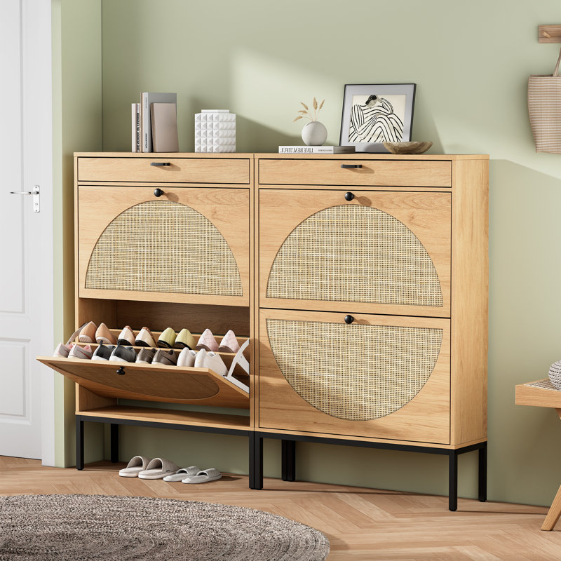 Boho Large Capacityshoe Storage Cabinet