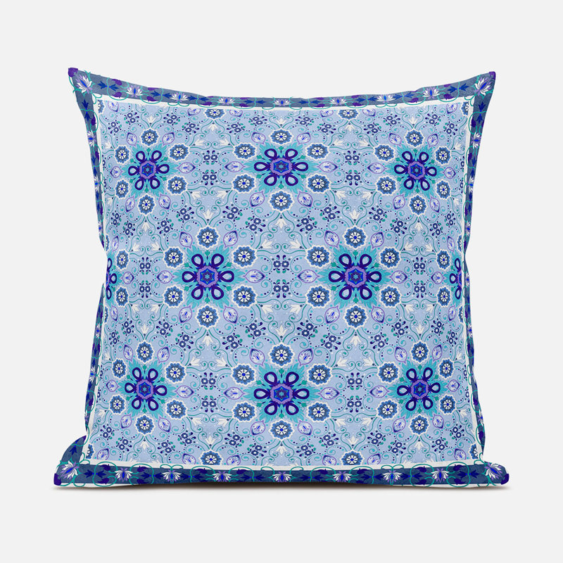 Polyester Throw Square Pillow Cover & Insert, 16" x 16" 
