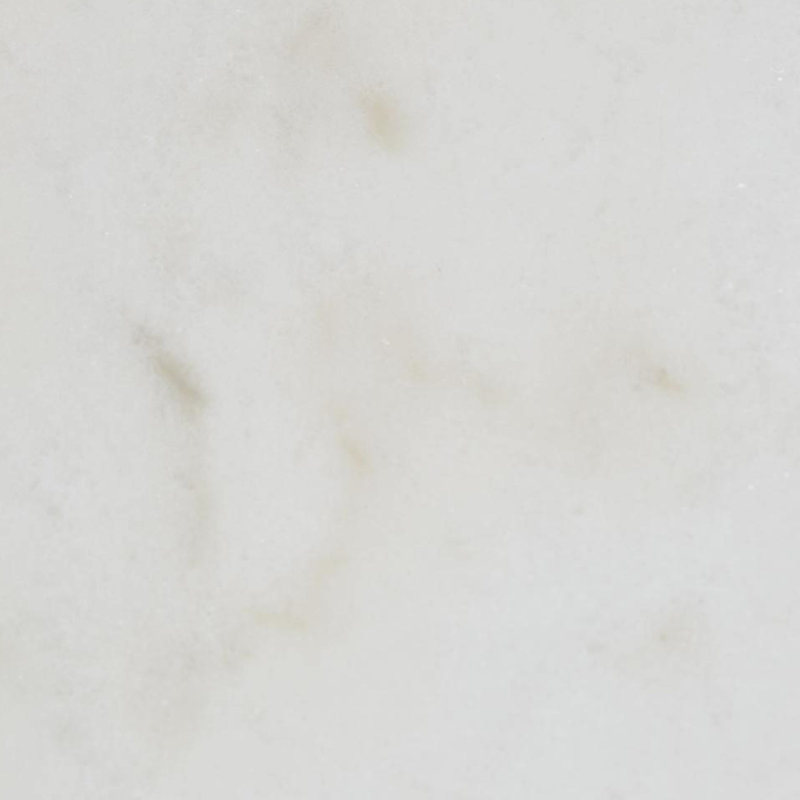 Table basse à plateau en marbre blanc avec pieds en métal doré - Décoration de salon glamour traditionnelle