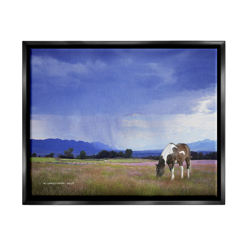 Art mural sur toile Floater par Spots, Cadre flottant noir de jais, H 17 po x l 21 po x P 1,7 po