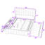 Grand lit plateforme tapissier avec rangement Baylian-1487472470