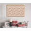 Rangement mural encadré en tissu pour tableau rouge Wonderland-564810481