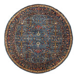 One-of-a-Kind 8'1" Area Rug in Red/Blue/Yellow