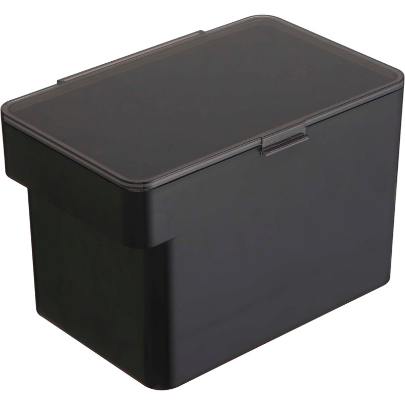 Black Airtight Plastic Pet Food Storage Container, Medium 1.6 Gallons