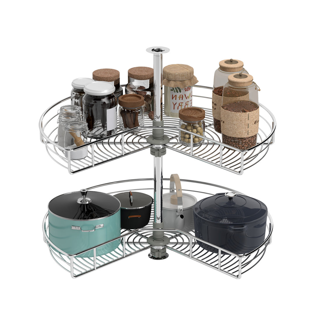 Nosser Blind Corner Cabinet Organizer Rebrilliant