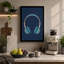 Headphones Modern - Wrapped Canvas-534156974-534157013